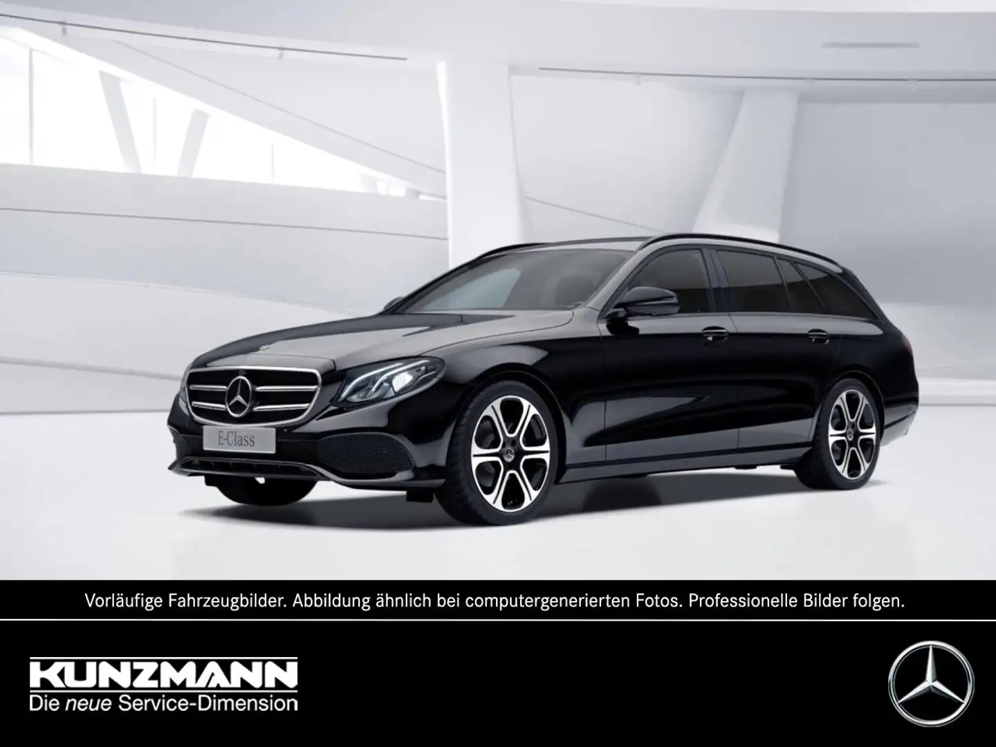 Mercedes-Benz E 220 d T Avantgarde Night AHK 360° EasyPack Schwarz - 1