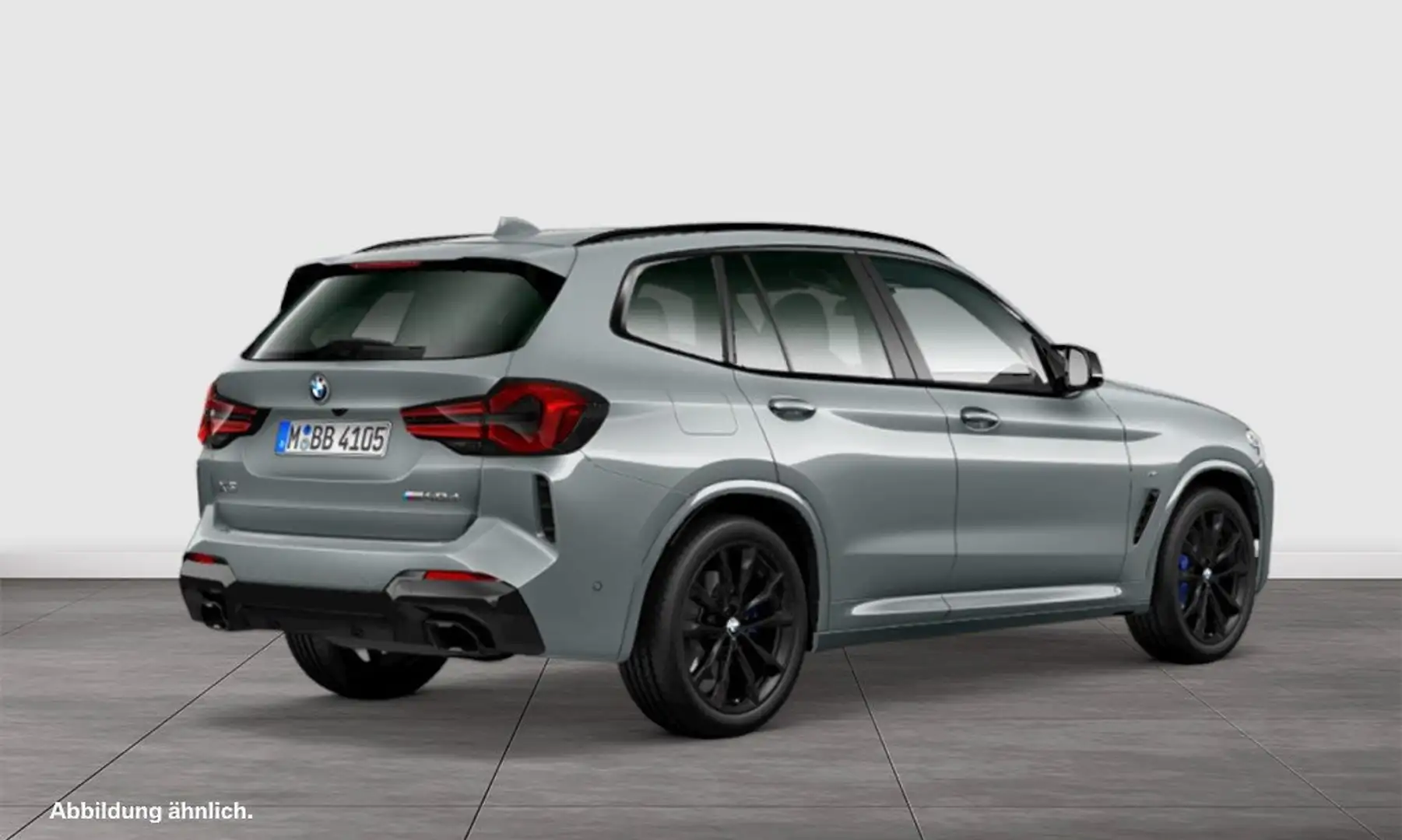 BMW X3 M 40d M Sport HUD PANO ACC 360°KAM RFK NAVI Gris - 2