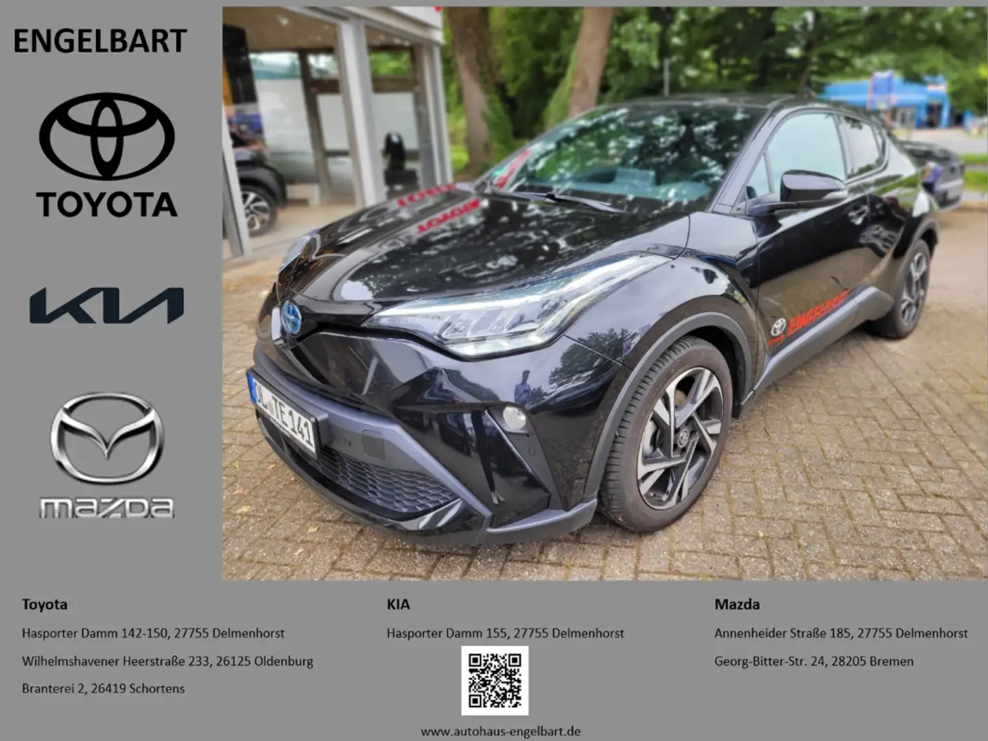 Toyota C-HR Hybrid Team D 1.8 EU6d Rückfahrkamera Sitz- und Le Noir - 1