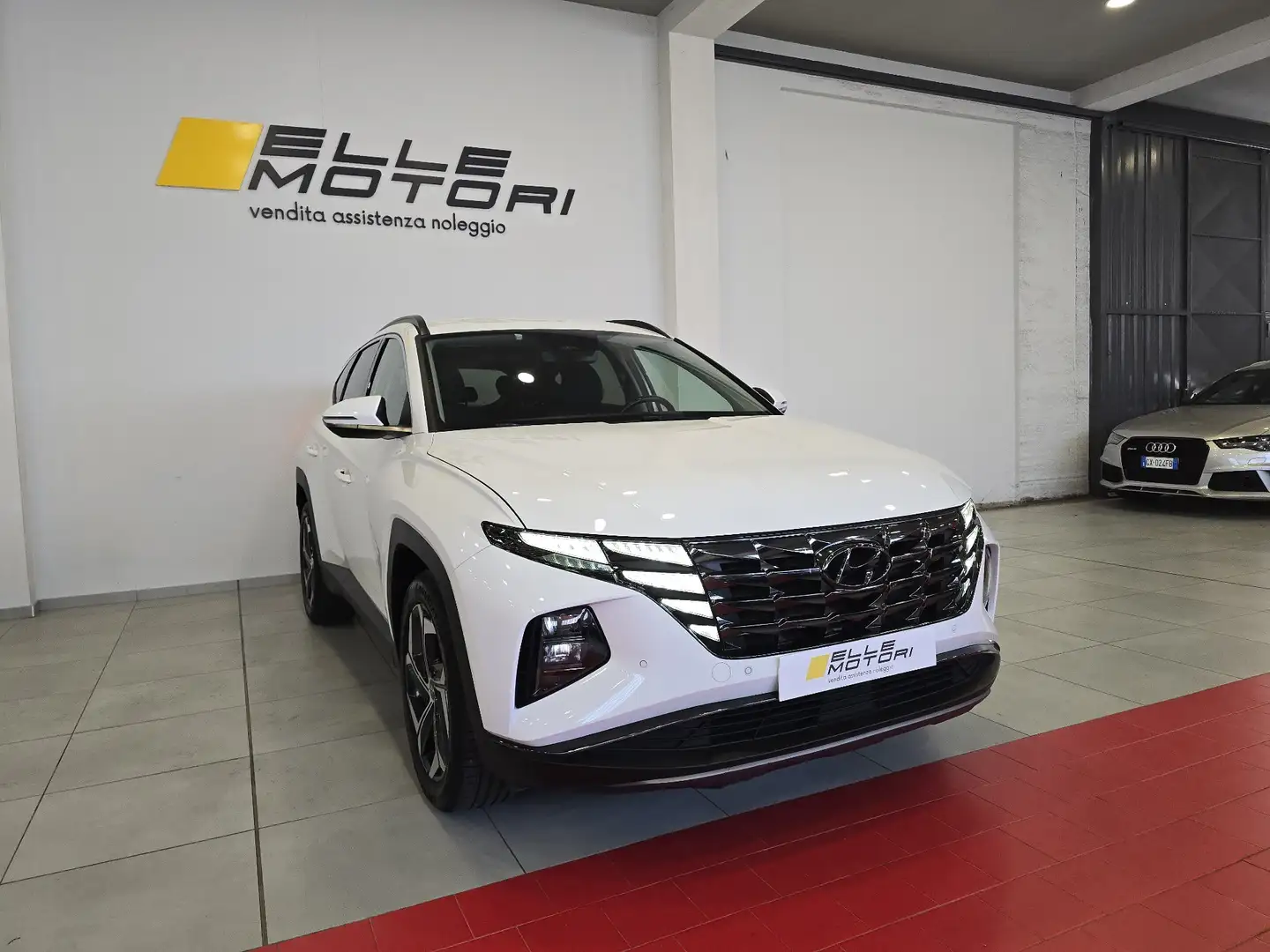 Hyundai TUCSON Tucson III 2021 1.6 hev Xline 2wd auto Bianco - 2
