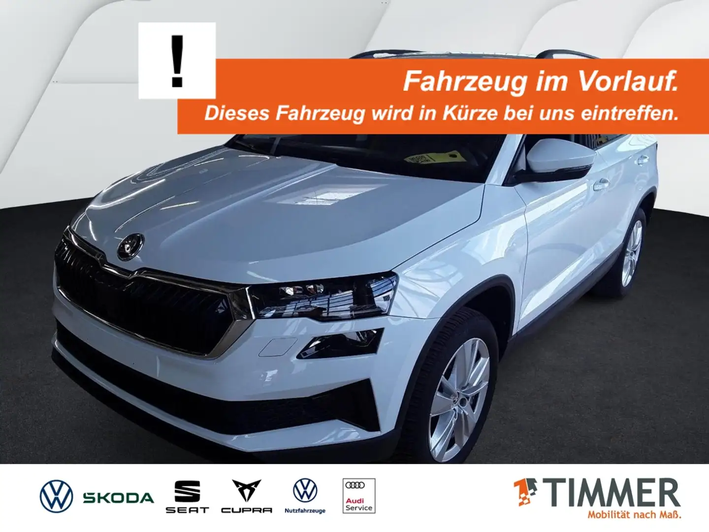 Skoda Karoq 1.5 TSI DSG SELECTION *AHK *LED *ACC *NAVI *VIRTU Weiß - 1