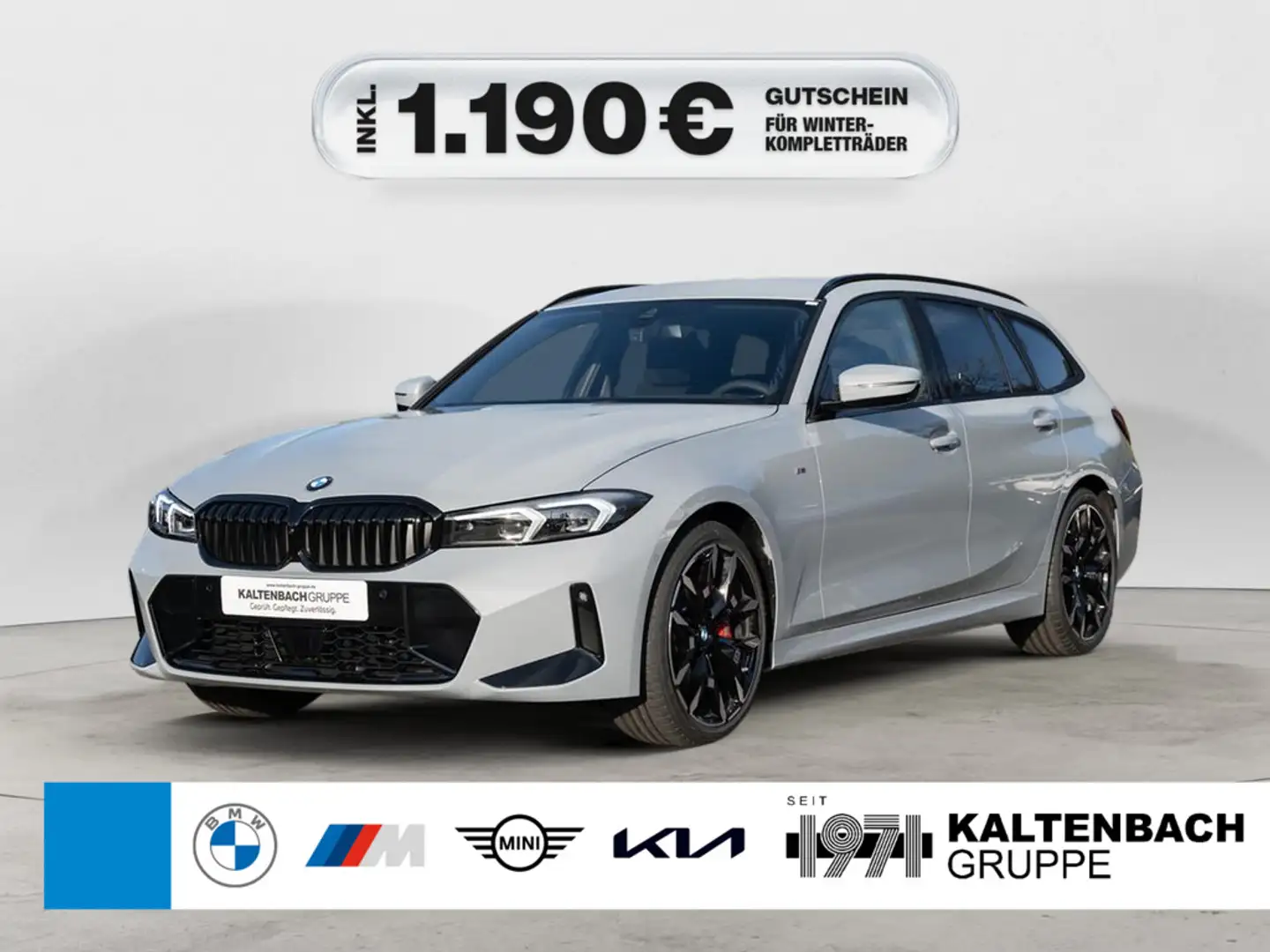 BMW 320 d Touring M-Sport Pro AHK 360° HUD LED ACC Gris - 1