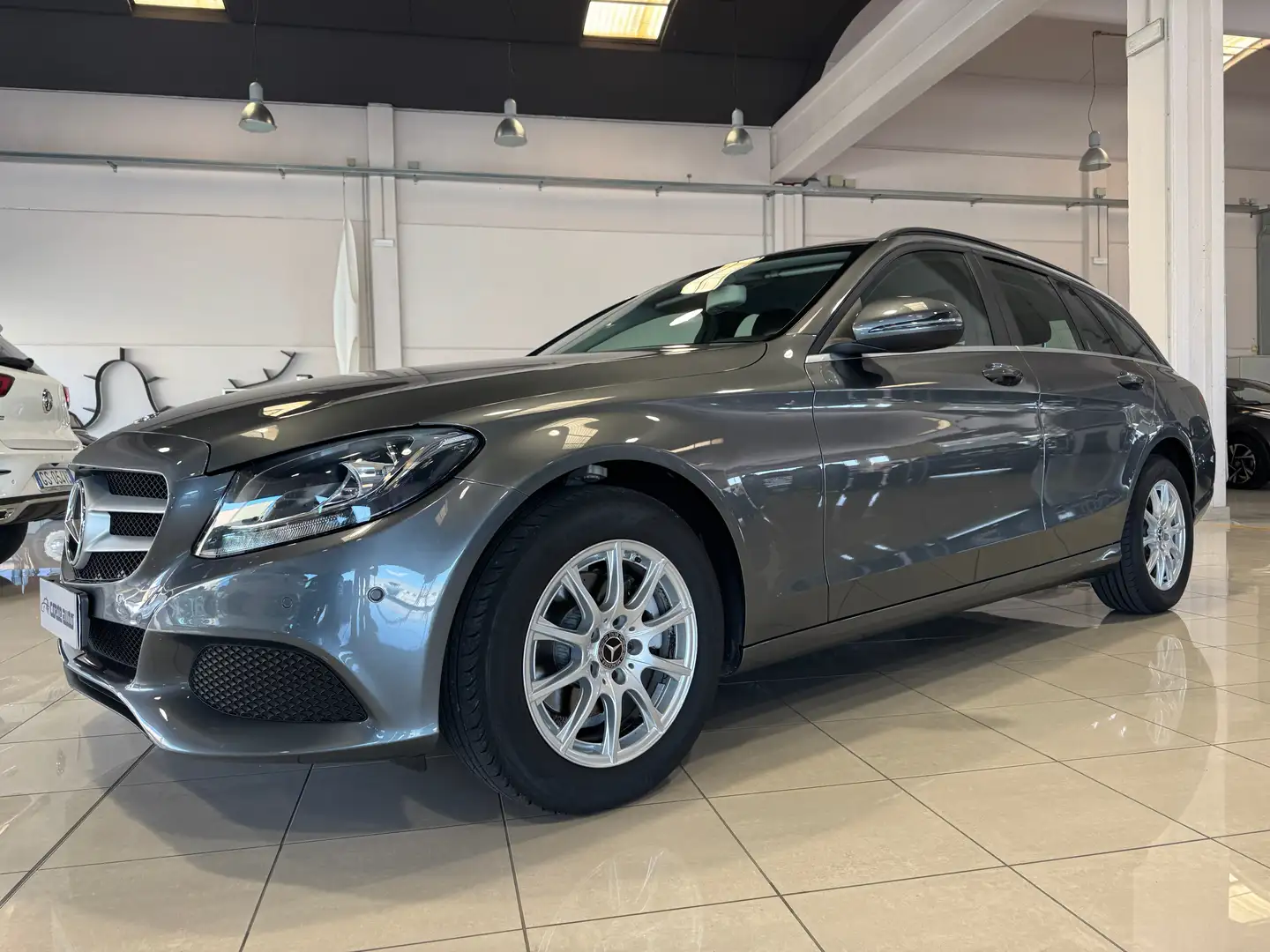 Mercedes-Benz C 200 d Station Wagon Auto Business PRONTA IN SEDE Gris - 1