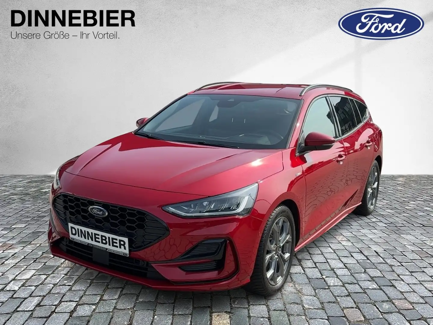 Ford Focus ST-Line LED+AHK+Navi+Kamera+Winterpaket Rood - 2