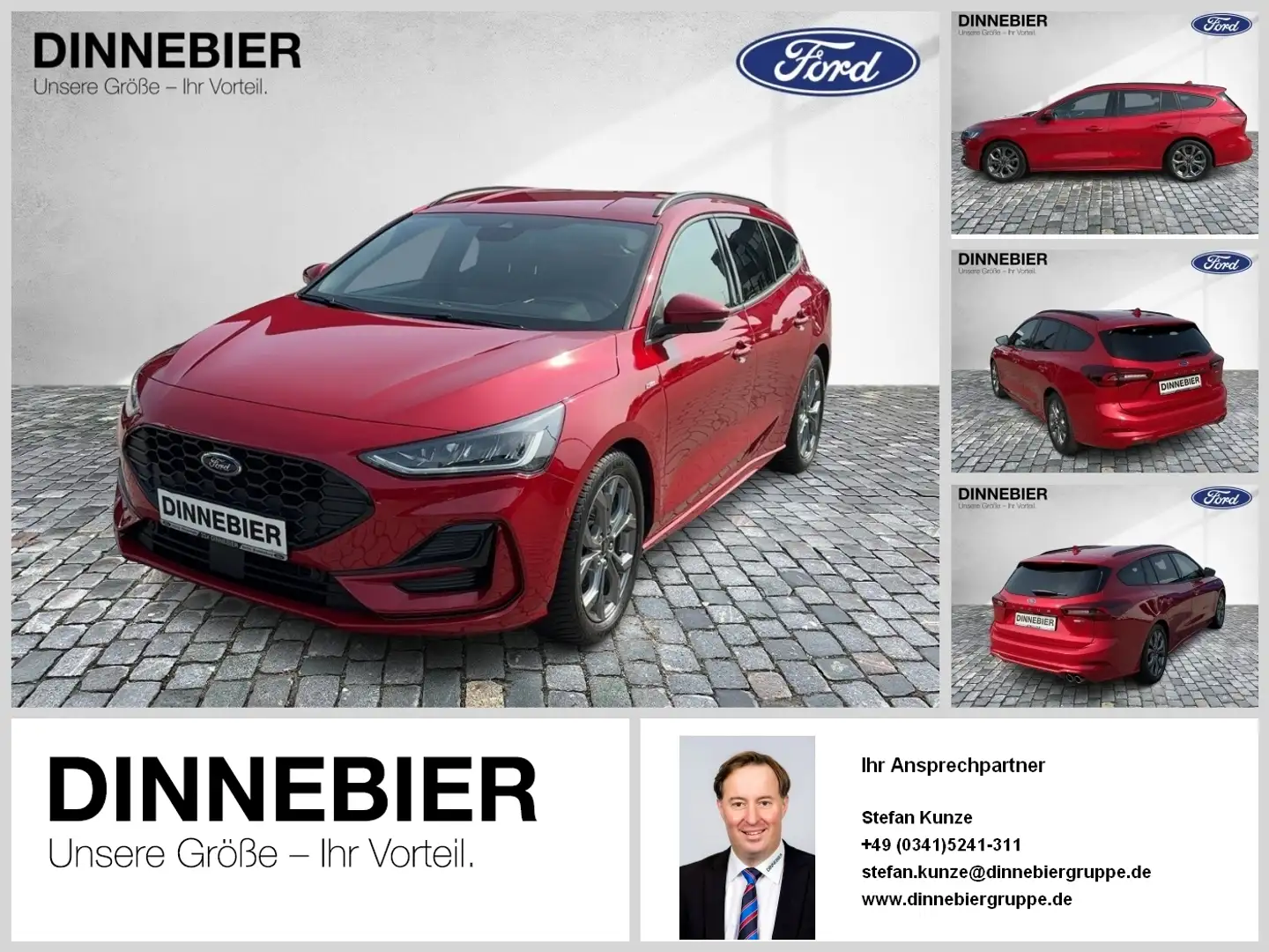 Ford Focus ST-Line LED+AHK+Navi+Kamera+Winterpaket Rouge - 1