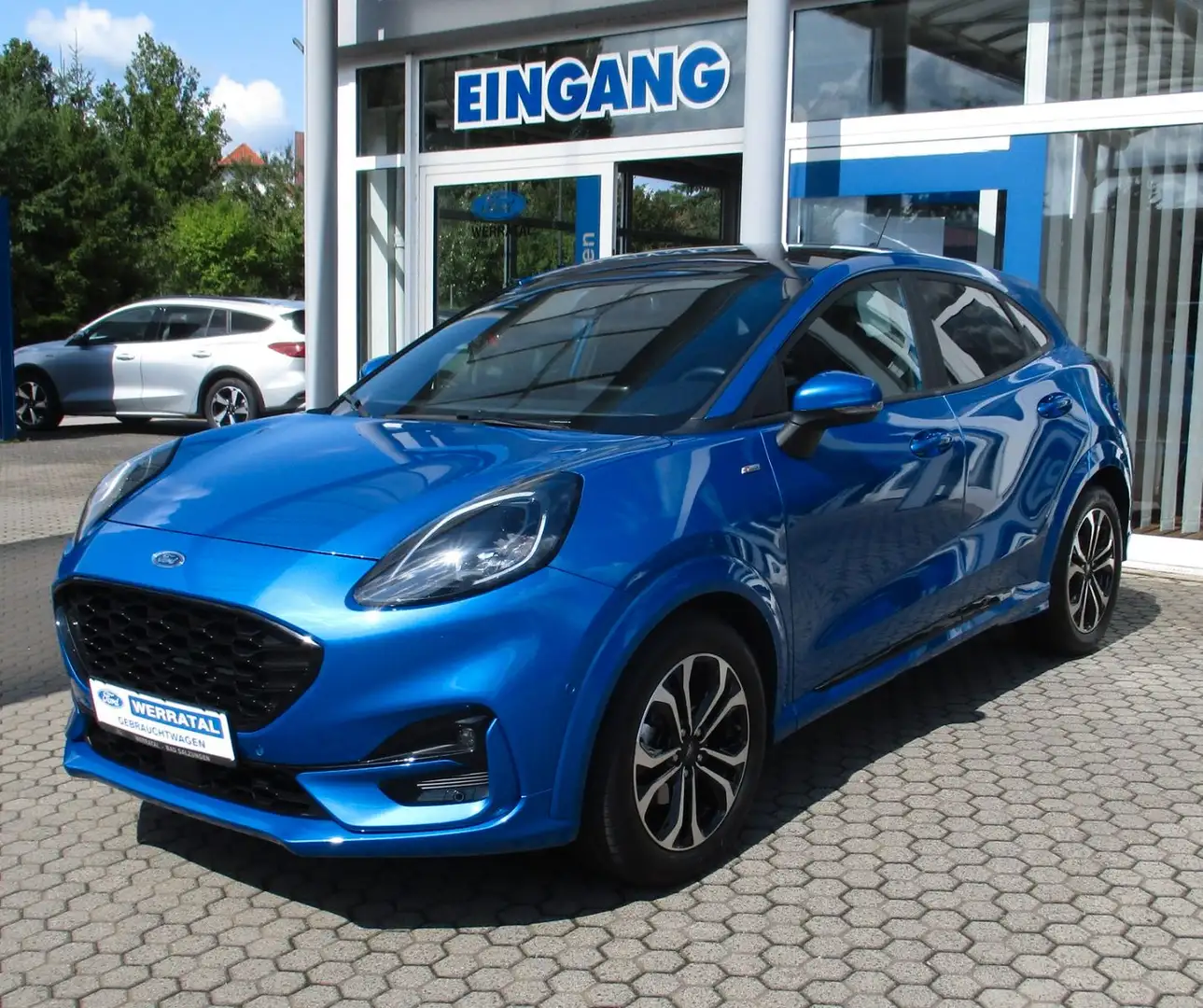 Ford Puma ST-Line / Pano / Kamera / Navi / Klimaauto Blau - 1