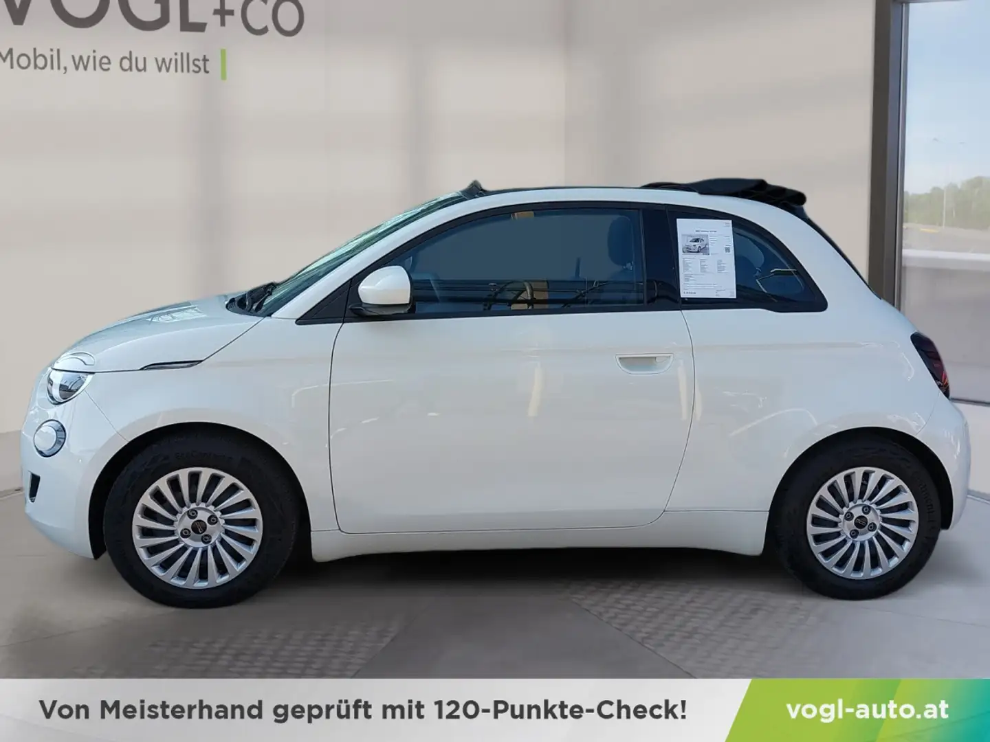 Fiat 500C Elektro 42 kWh Cabrio Weiß - 2