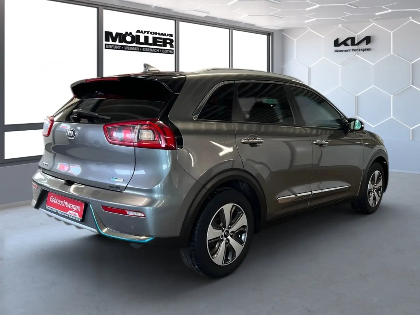 Kia Niro Spirit 1.6 PHEV DCT6 Glasdach Leder Kamera Bi-LED Grau - 2