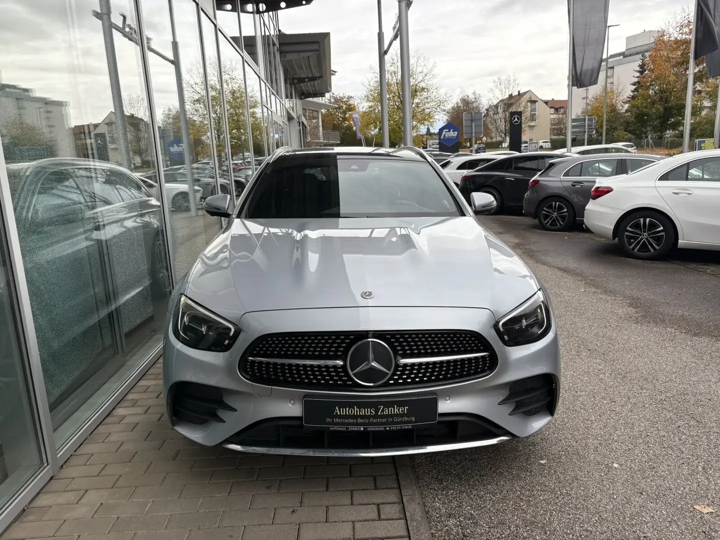 Mercedes-Benz E 400 E 400 d 4MATIC T-Modell AMG*360*PANO*AHK*MBUX*LED* Silber - 2