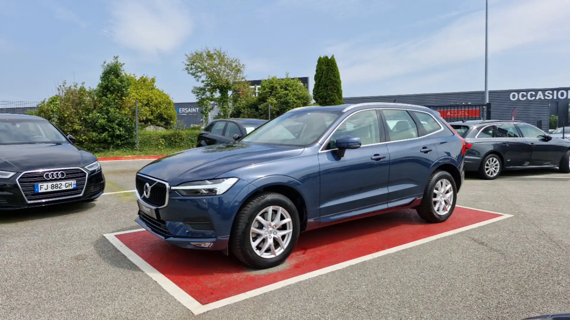 Volvo XC60 BUSINESS b4 (diesel) 197 ch geartronic 8executive Bleu - 1