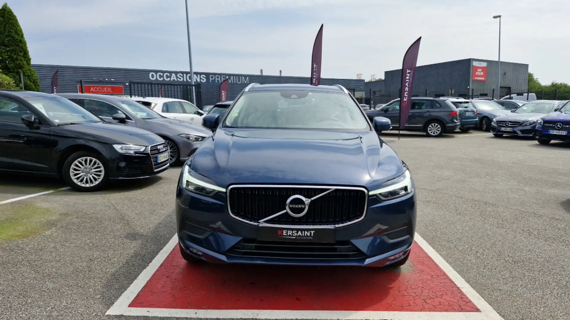 Volvo XC60 BUSINESS b4 (diesel) 197 ch geartronic 8executive Bleu - 2