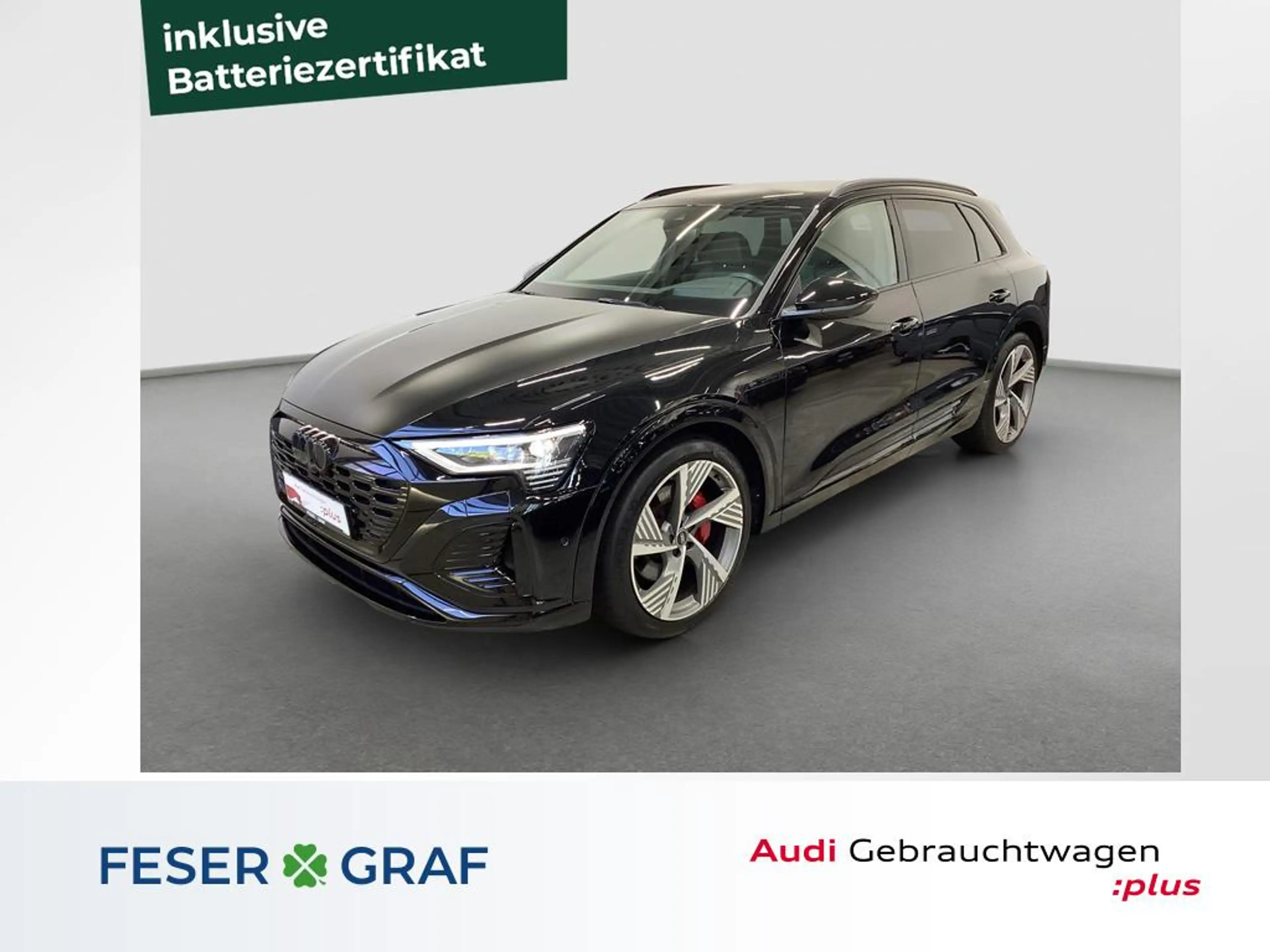 Audi Q8 e-tron S line 55 B&O HUD Keyless 360° ACC SHZ