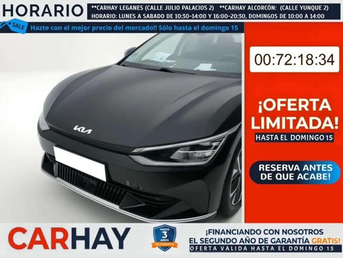 Kia EV6 Long Range Air RWD 168kW Negro - 1