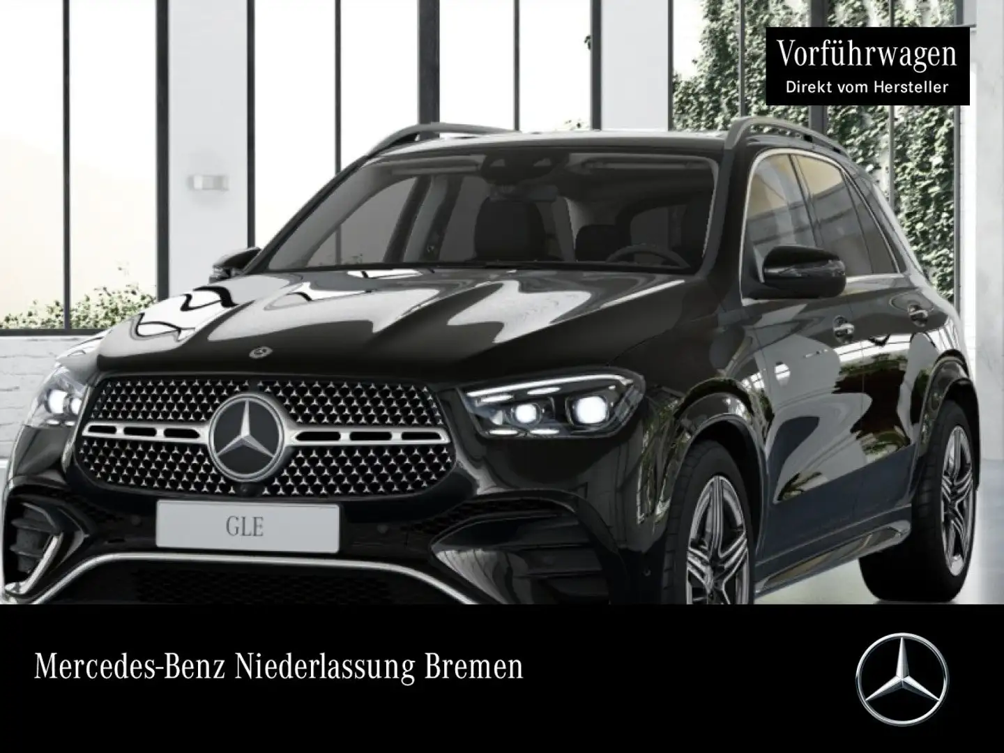 Mercedes-Benz GLE 300 d 4M AMG+PANO+360+AHK+MULTIBEAM+SPUR+TOTW Negru - 1