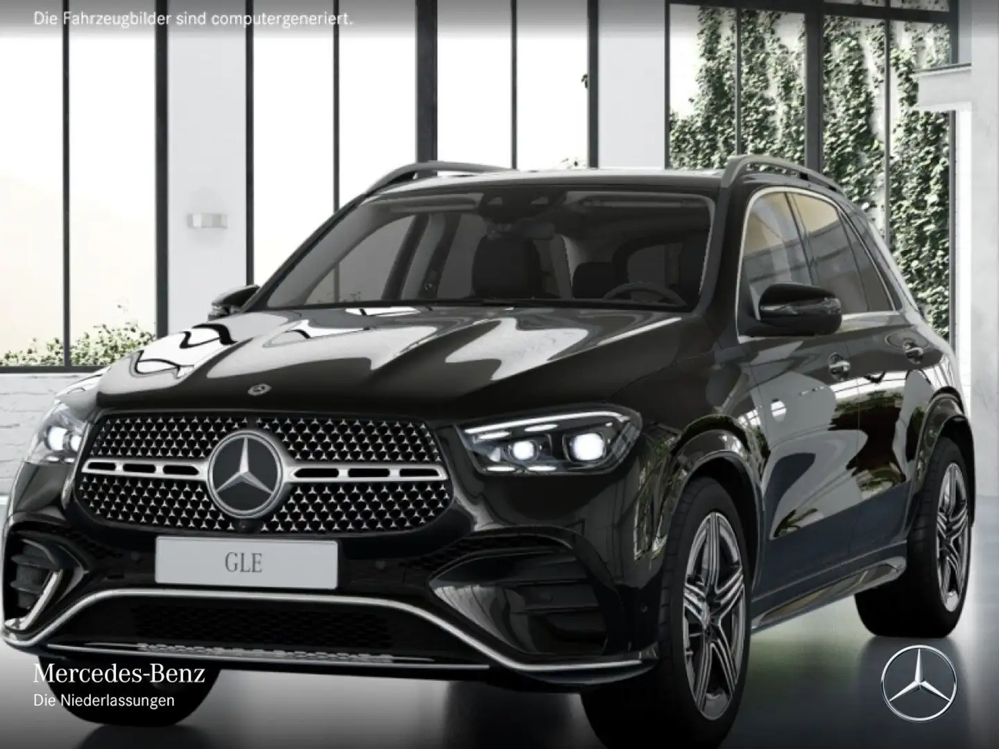 Mercedes-Benz GLE 300 d 4M AMG+PANO+360+AHK+MULTIBEAM+SPUR+TOTW Negru - 2