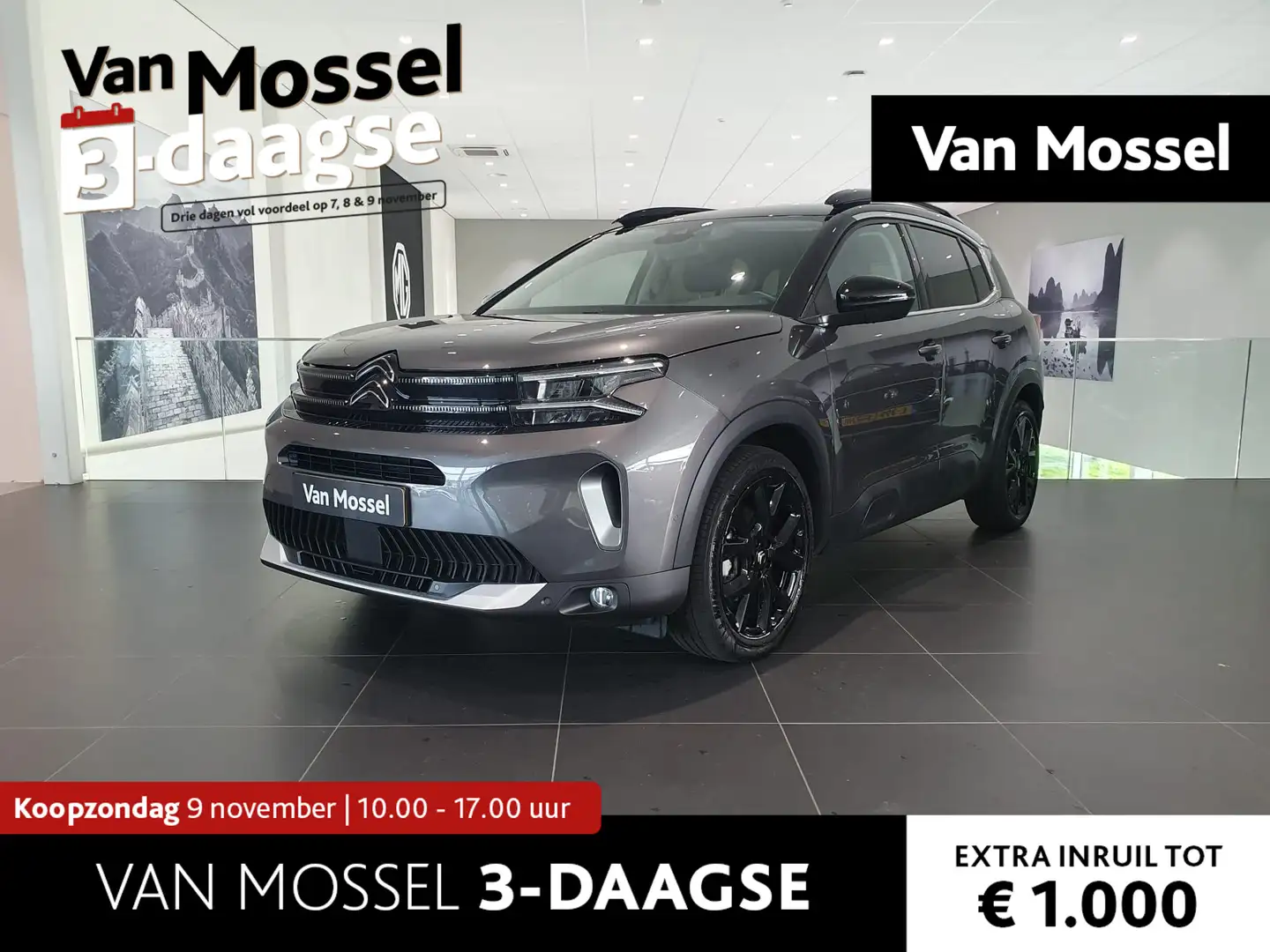 Citroen C5 Aircross 1.2 Hybrid 136 ë-Series Hoge instap Grijs - 1