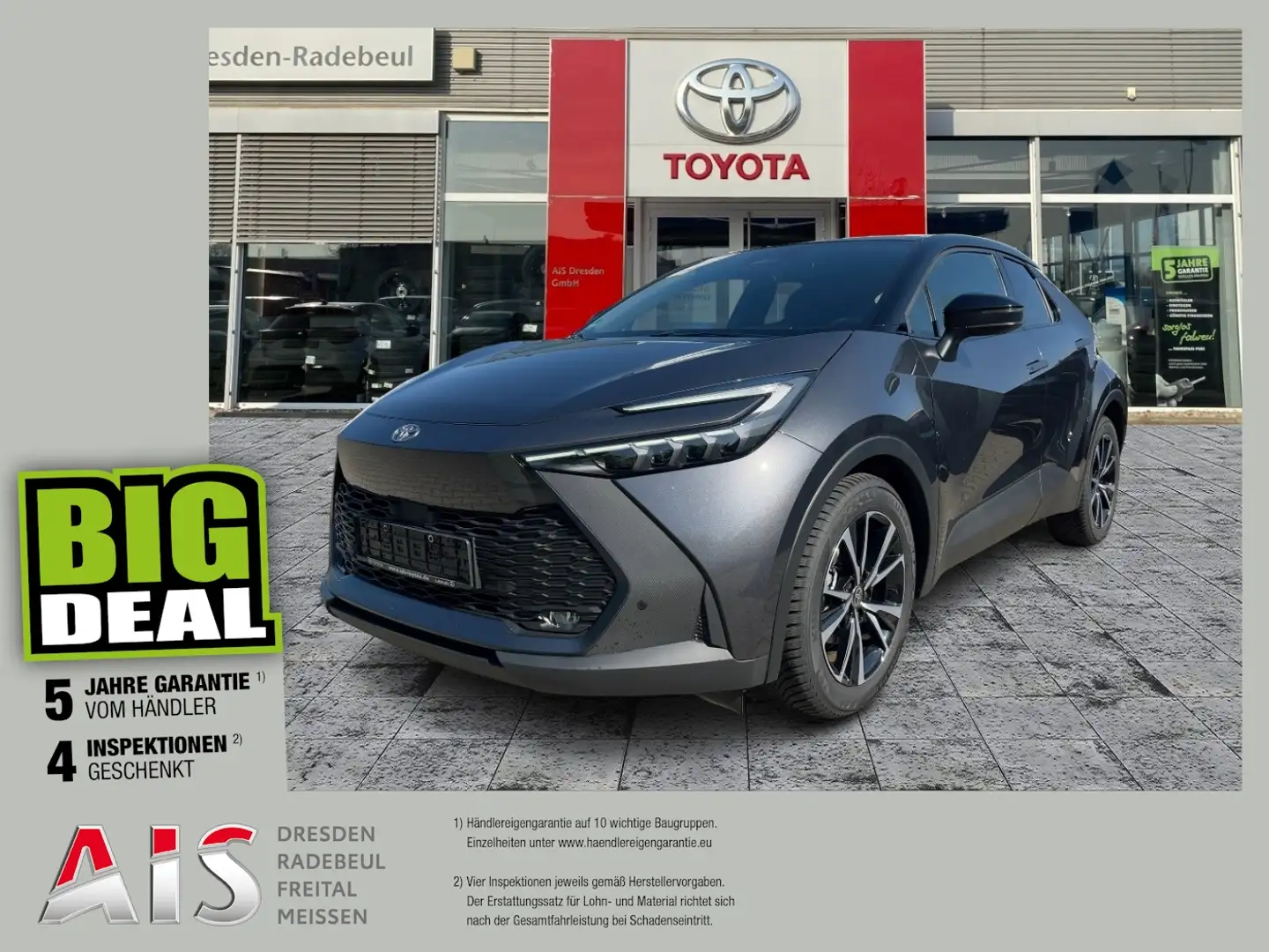 Toyota C-HR 2.0 Hybrid FWD Team Deutschland Navi*KAM*DAB Grau - 1