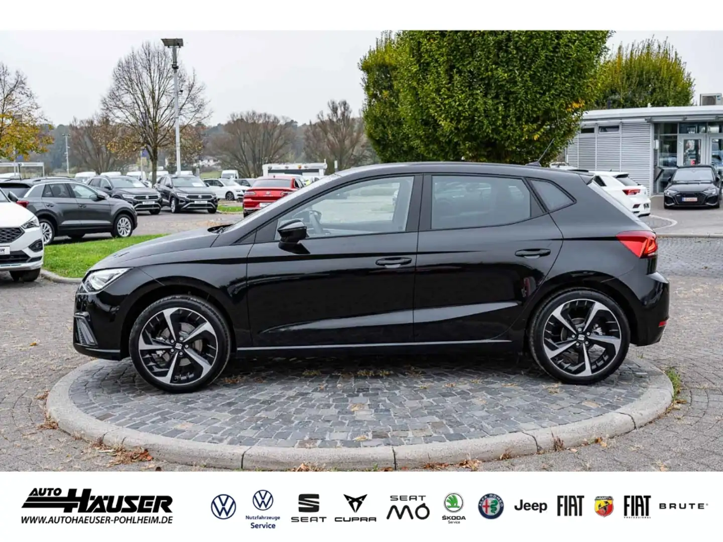 SEAT Ibiza FR 1.0 TSI DSG NAVI KAMERA VIRTUAL ACC LED PDC FUL Schwarz - 2
