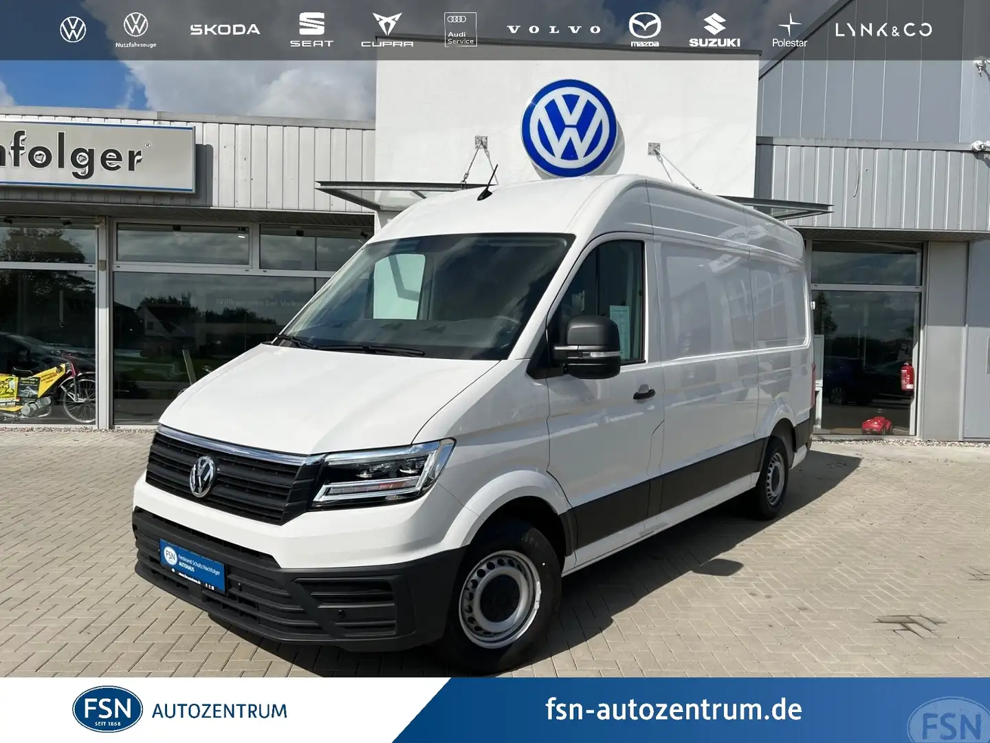 Volkswagen Crafter Kasten 35 L3H3 LED Klima BT PDC Weiß - 1