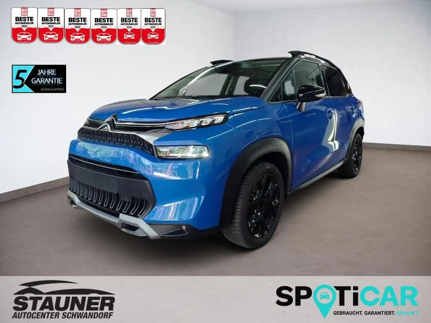 Citroen C3 Aircross PureTech S/S 130PS AT6 MAX *PANO* Blau - 1