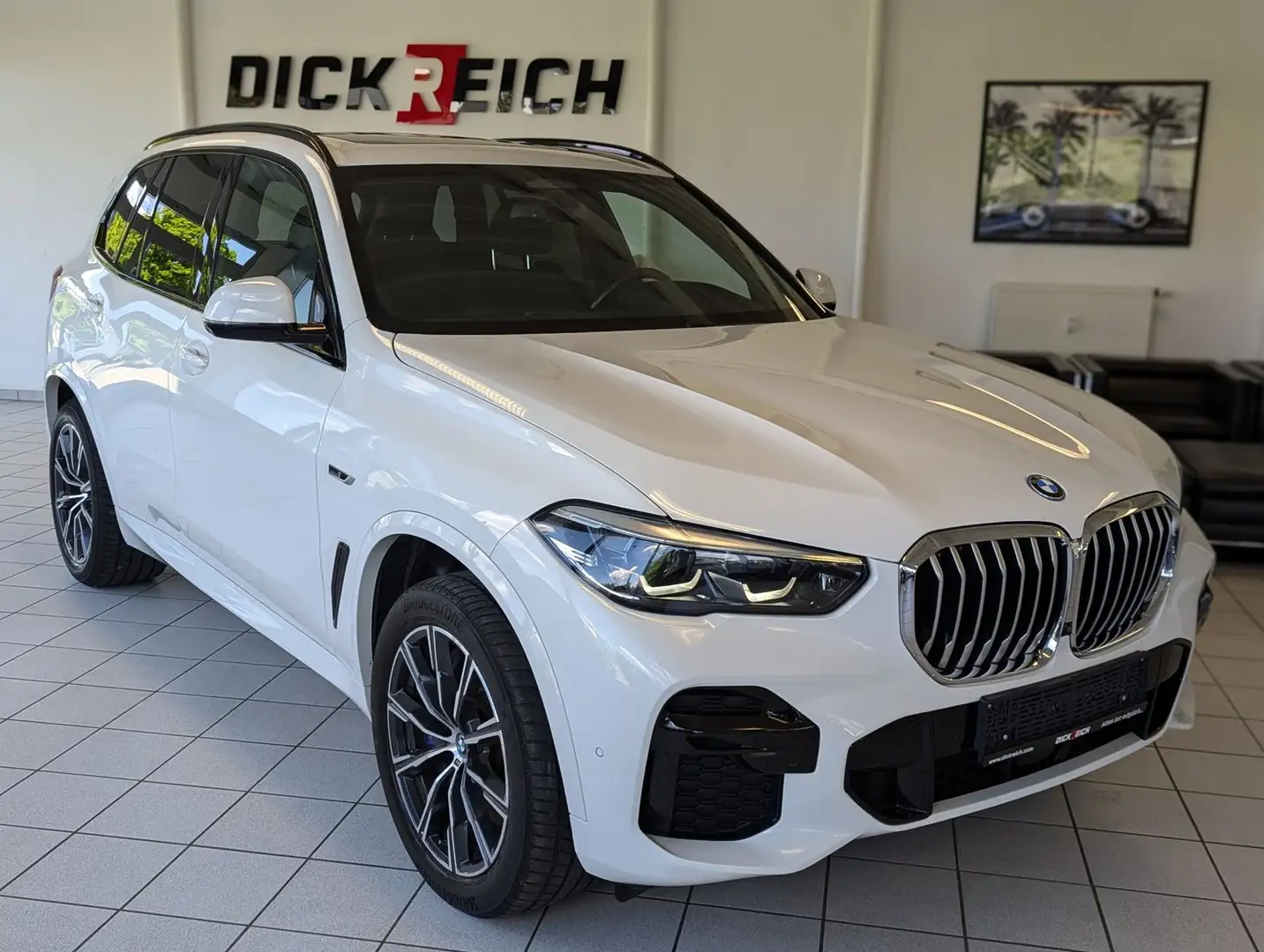 BMW X5 45 e xD M-Sport Pano Luft Assist+ ACC 20" Blanc - 1