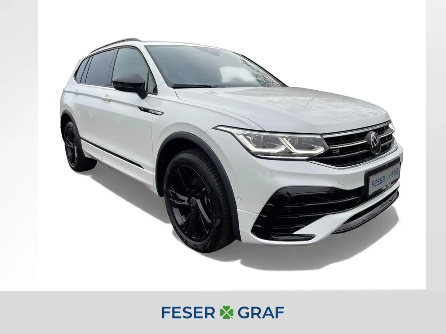 Volkswagen Tiguan Allspace 2.0 TDI R-Line 4Motion DSG/LED/Pano/Area View/Sitz Weiß - 1