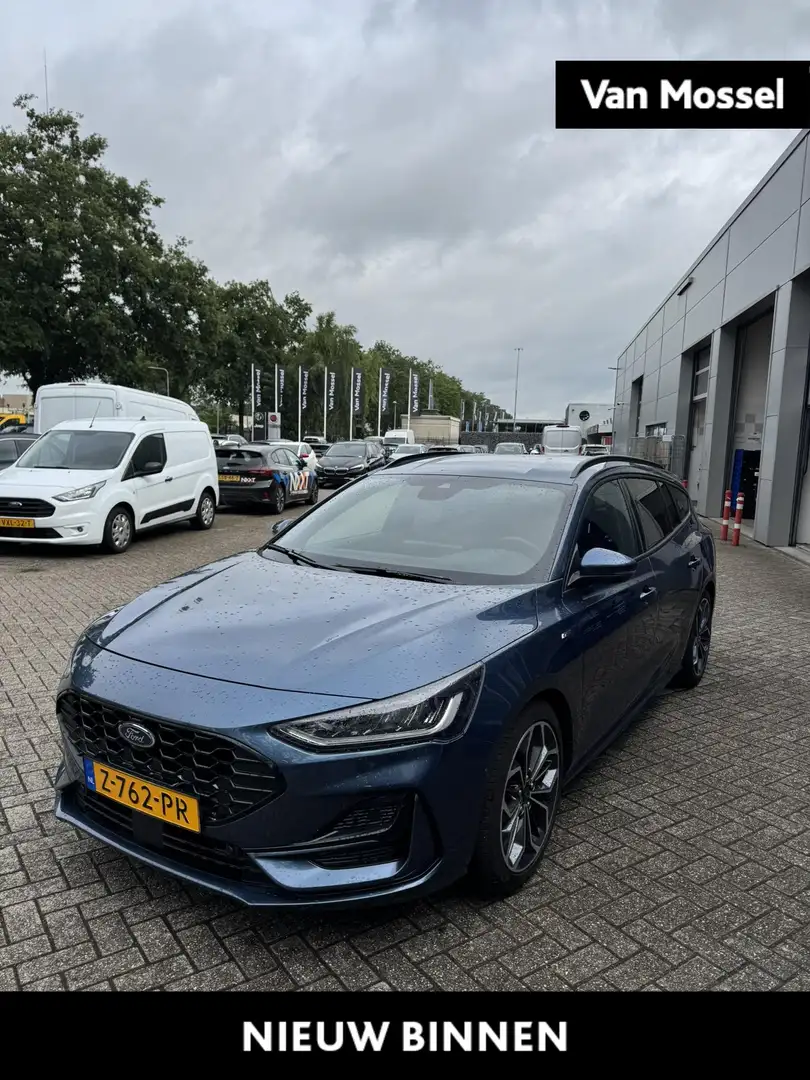 Ford Focus Wagon 1.0 EcoBoost Hybrid ST Line X | Trekhaak | E Blauw - 1