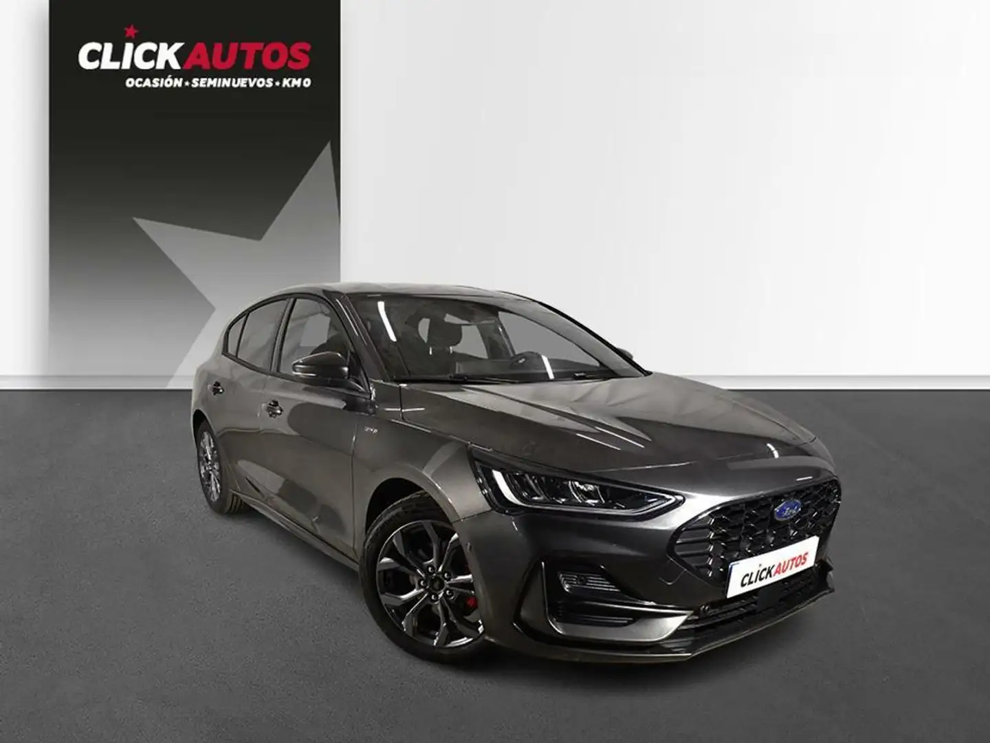 Ford Focus 1.0 Ecoboost 125CV MHEV ST Line Gris - 2