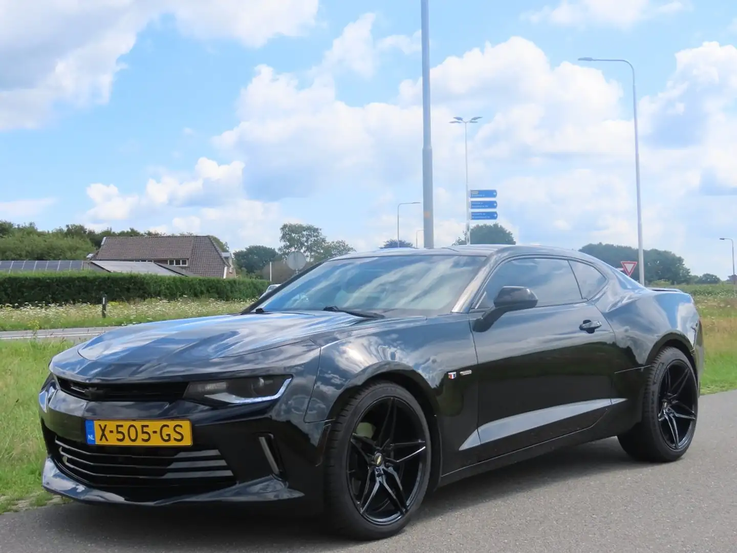 Chevrolet Camaro 3.6 V6 Aut., Leer, Navi, Cruise, ECC, 20", Camera Negru - 2