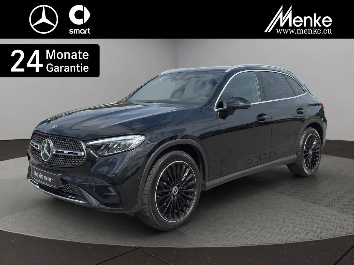 Mercedes-Benz GLC 220 d 4M AMG Line AdvancePlus+Memo+AHK+Ambie Schwarz - 1