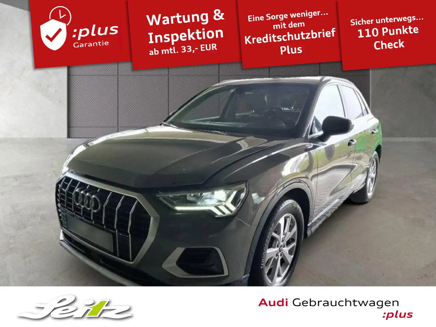 Audi Q3 40 TFSI quattro advanced *AHK*LED*KAMERA*NAVI* Grigio - 1