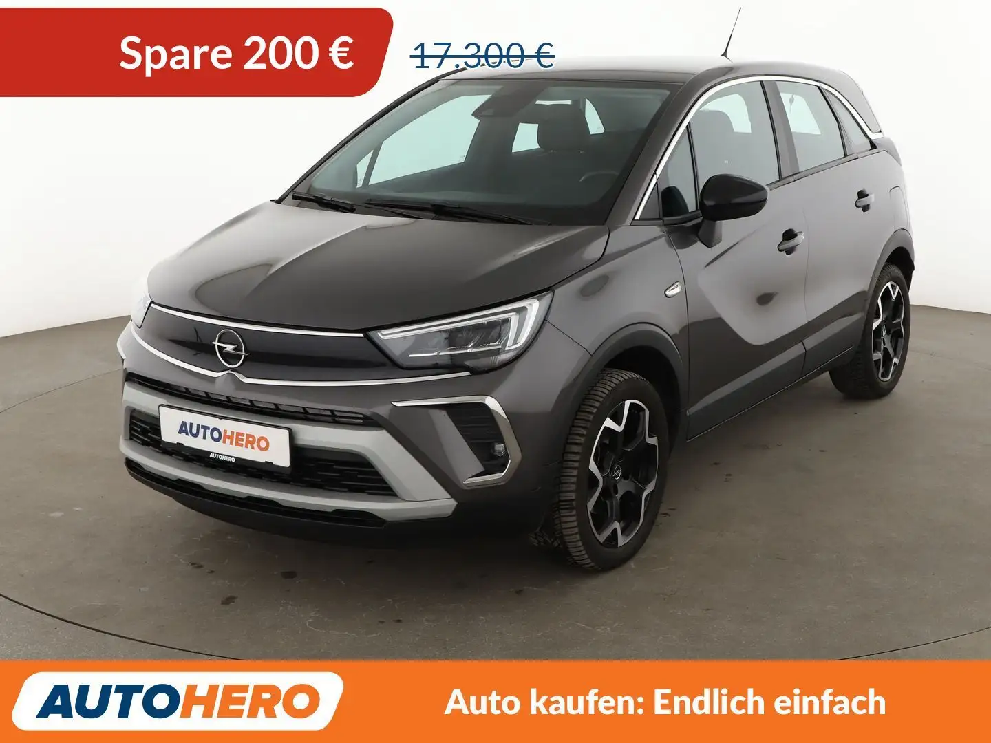 Opel Crossland X 1.2 Turbo Elegance Aut*LED*TEMPO*CAM*KLIMA* Gris - 1