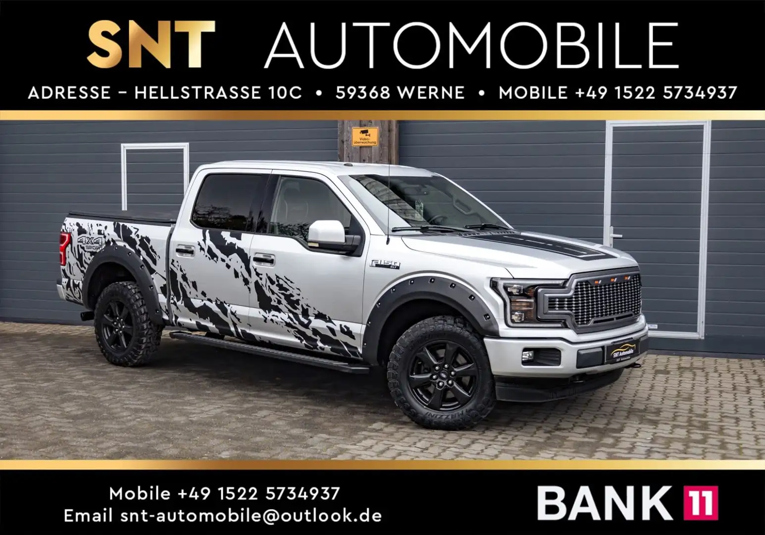 Ford F 150 2.7 V6 Bi-Turbo WideBody 4X4 Argent - 1