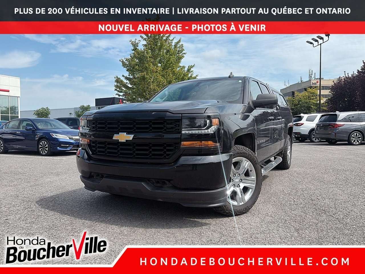 2018 Chevrolet Silverado 1500 Custom 4X4, VERY LOW MILEAGE!!, ARE BOX / 4X4, TRE