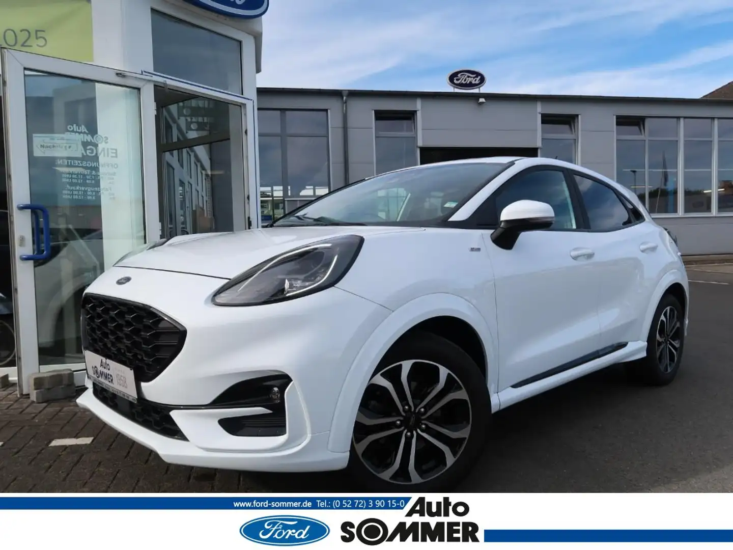 Ford Puma ST-Line, PDC, Alu, Winter Pkt., Navi Blanc - 1