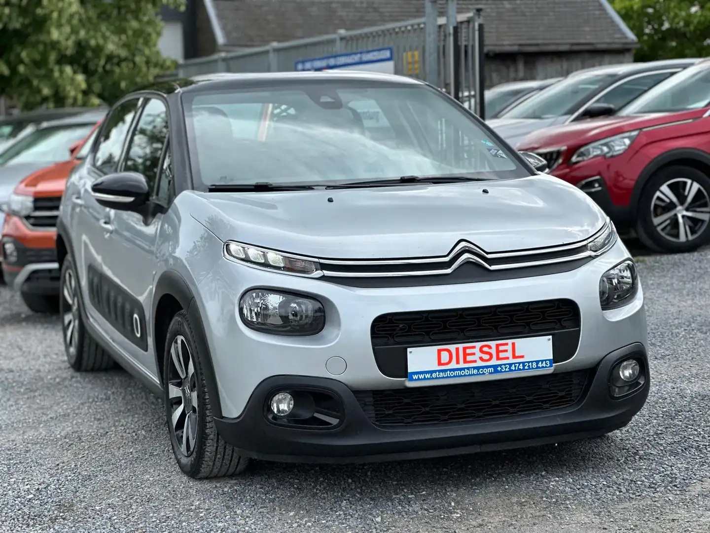 Citroen C3 1.6 BlueHDi*GPS*JA*CARNET*GARANTIE* Grijs - 2