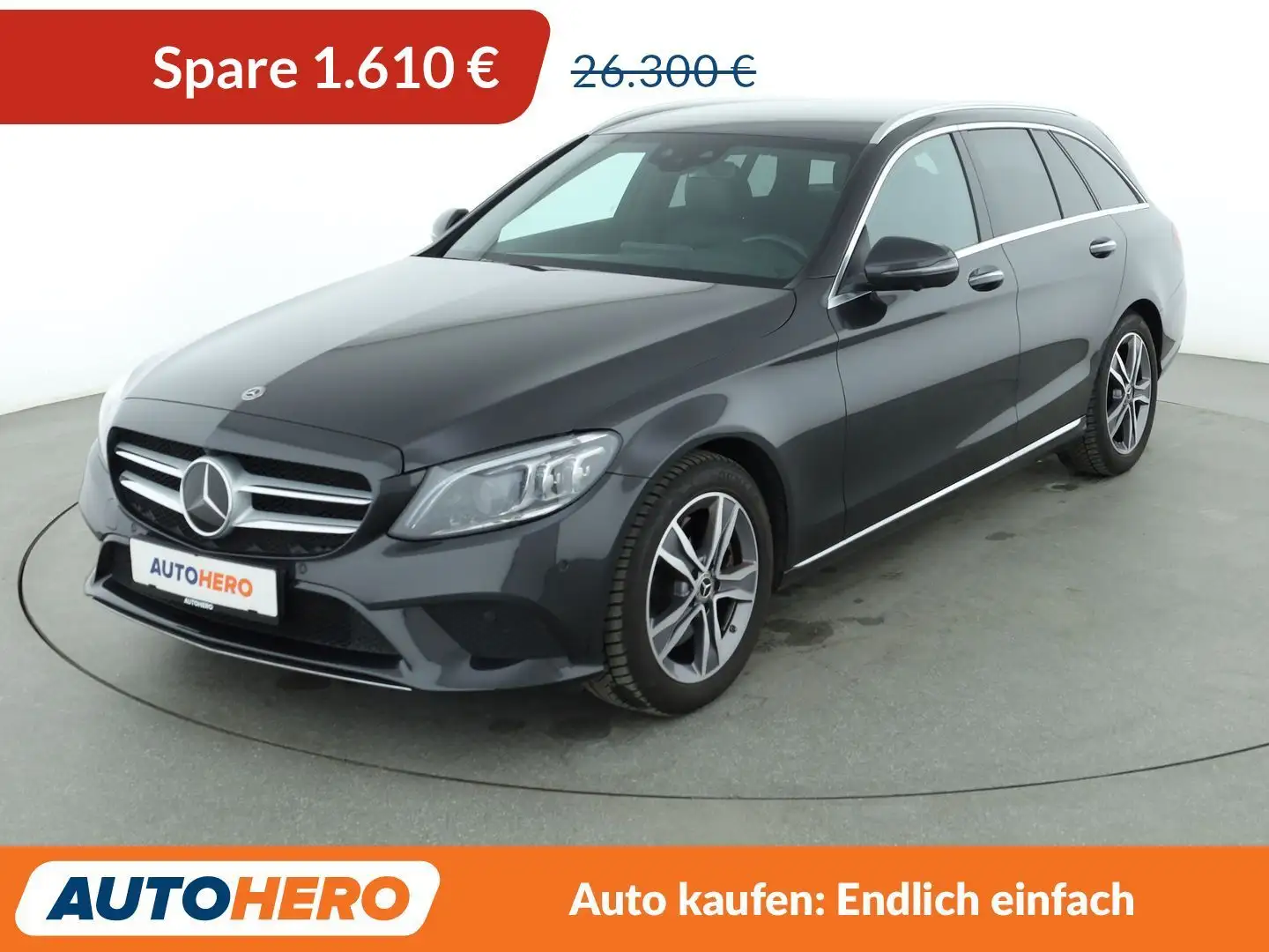 Mercedes-Benz C 300 C 300 T Avantgarde Aut.*HEADUP*LED*360°*ACC*AHK* Grau - 1