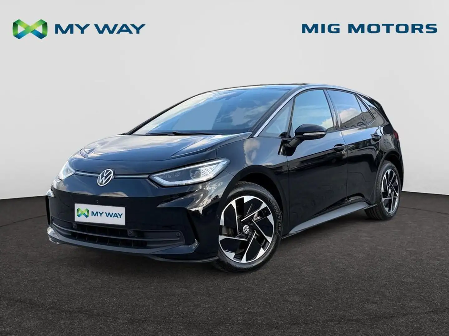 Volkswagen ID.3 Pro Performance Business 59 kWh  150 kW (204 pk) /// 360 graden camera /// IQ lights /// zetelverwarming vooraan Zwart - 1