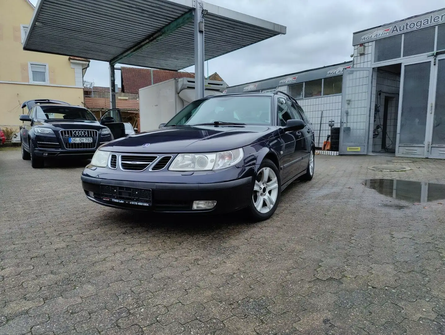 Saab 9-5 2.3 Turbo Aero Sport-Kombi Automatik Niebieski - 1