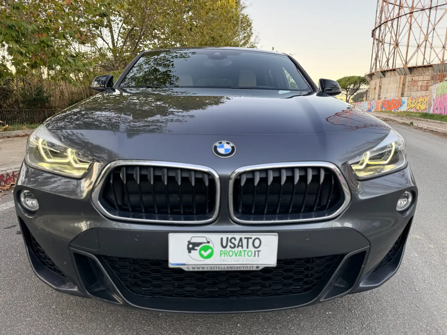 BMW X2 20d 190cv Xdrive Msport Pelle M-sport TETTO APRIB. Gris - 2