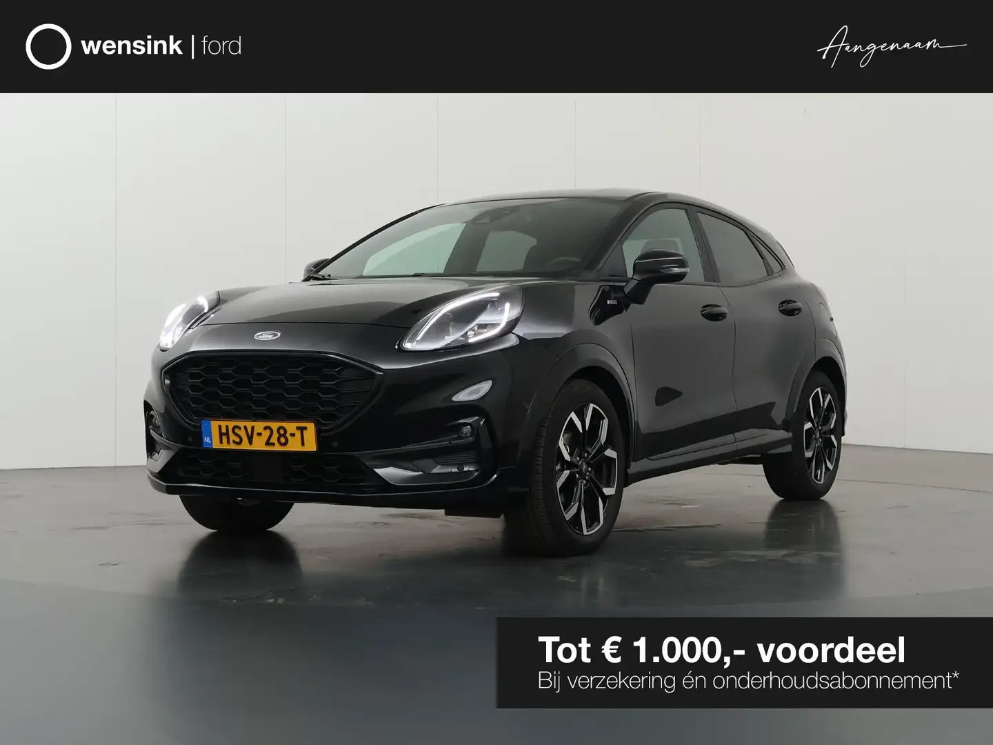 Ford Puma 1.0 EcoBoost Hybrid ST-Line X | Navigatiesysteem | Noir - 1