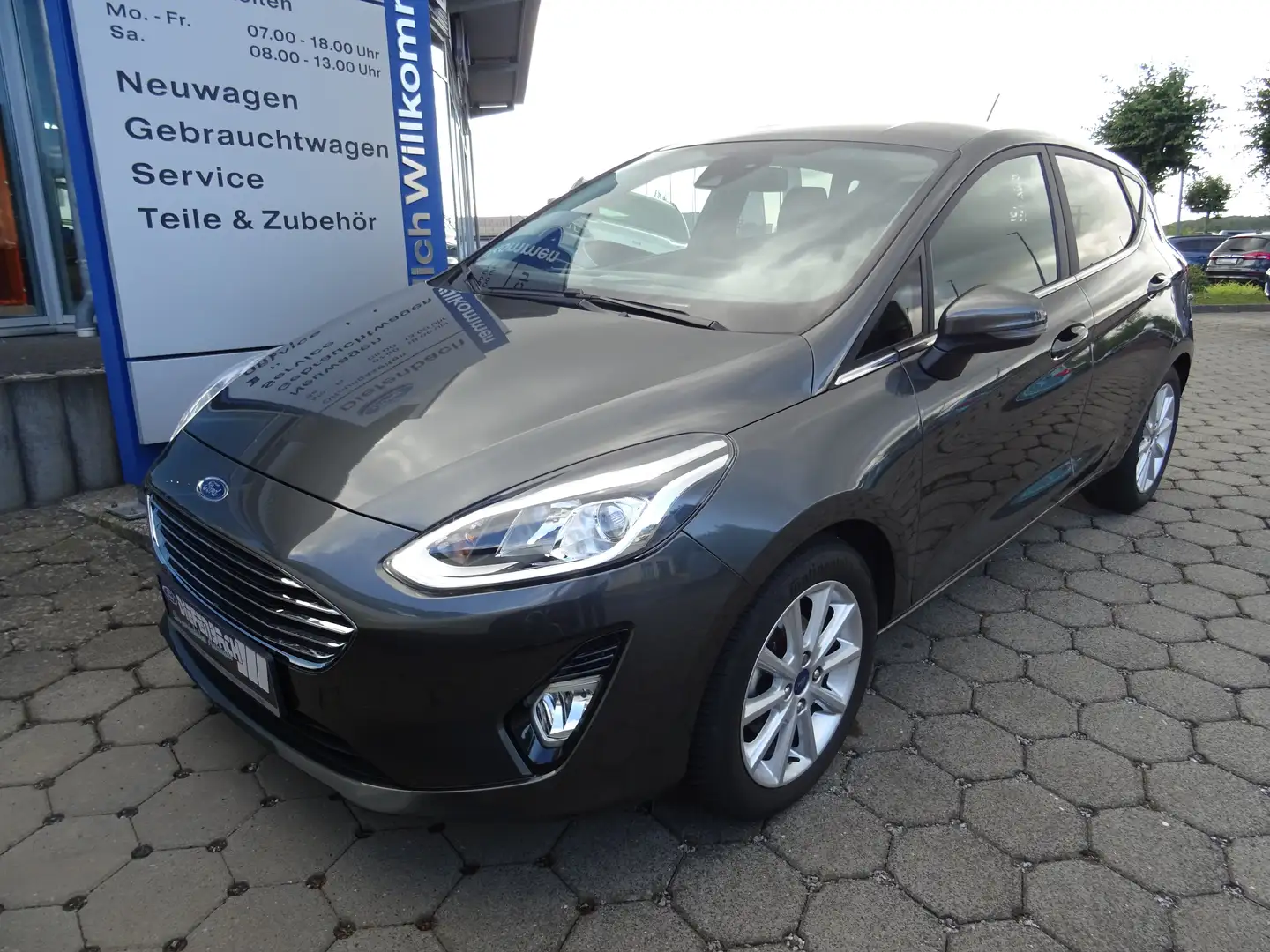 Ford Fiesta 1.0 Ecoboost Titanium X +Navi+Winter-Paket Grau - 1