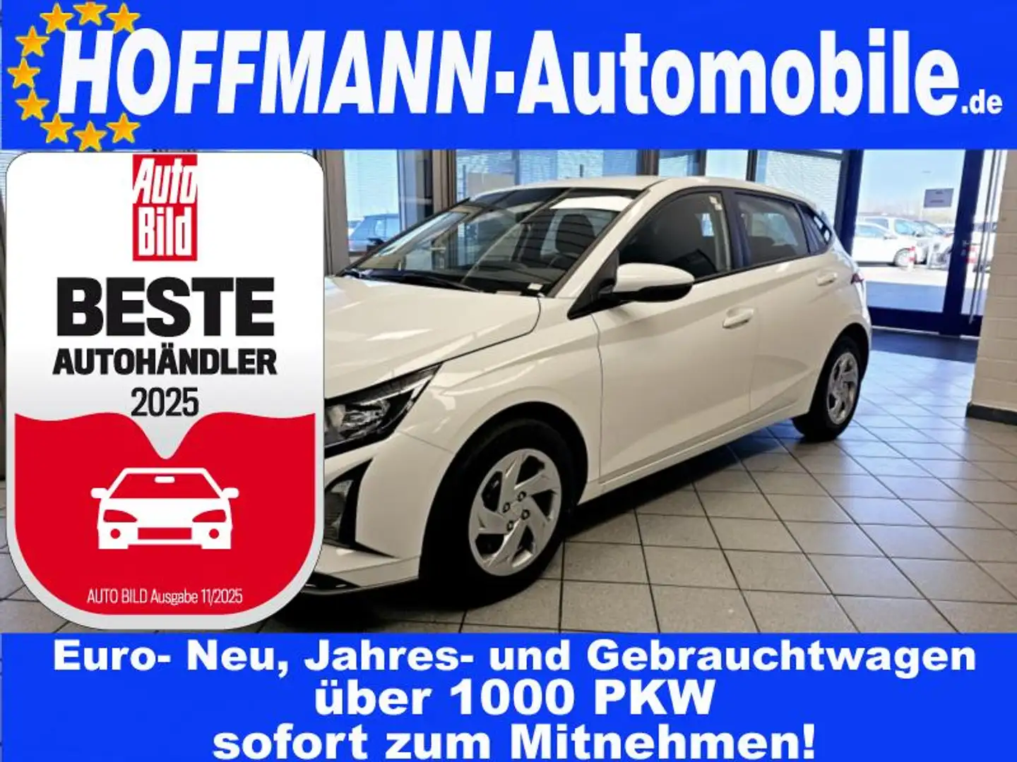 Hyundai i20 Navi,Kamera,Klima,Tempomat,Multif.-Lenkrad Beyaz - 1