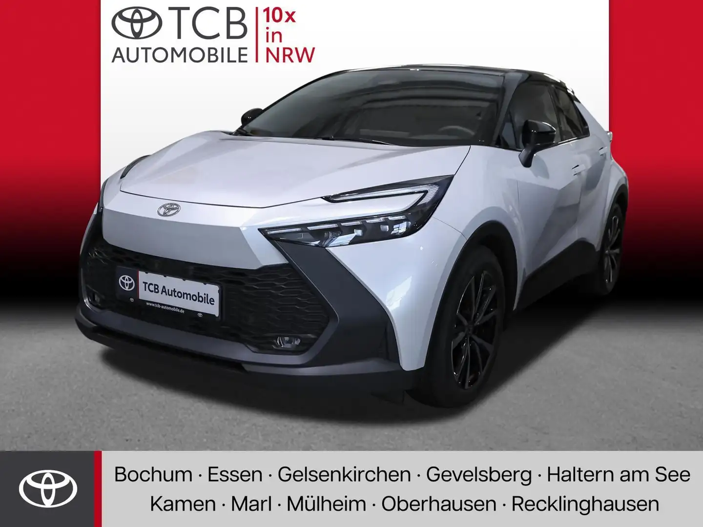 Toyota C-HR 1.8 Hybrid Black&White SHZ PDC KLIMA Wit - 1