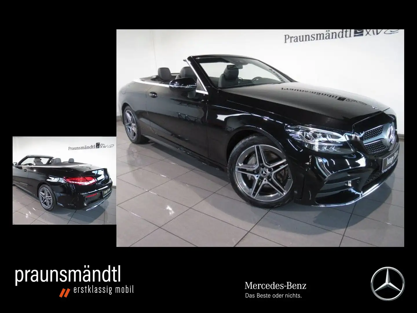 Mercedes-Benz C 200 Cabrio AMG 9-ATG/NAVI/Sound/Kamera/Distro. Schwarz - 1