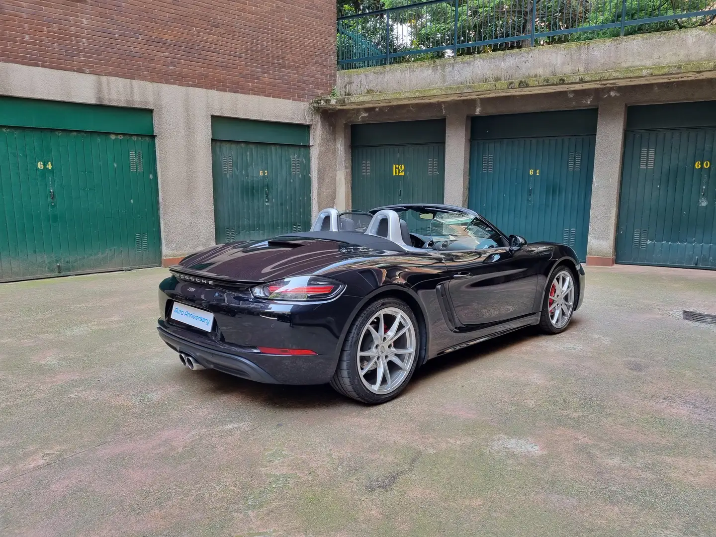 Porsche Boxster 718 Boxster 2.5 S 350cv MANUALE Nero - 2