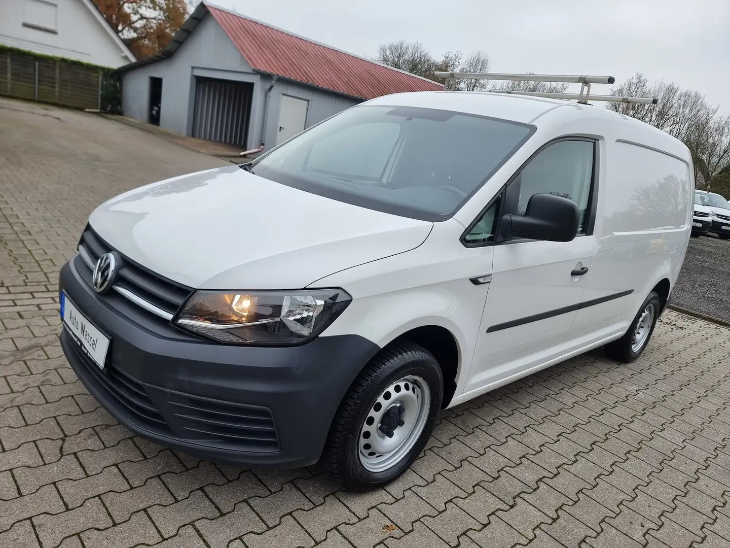 Volkswagen Caddy Maxi Kasten BMT AHK Regal Klima Tempomat Weiß - 1
