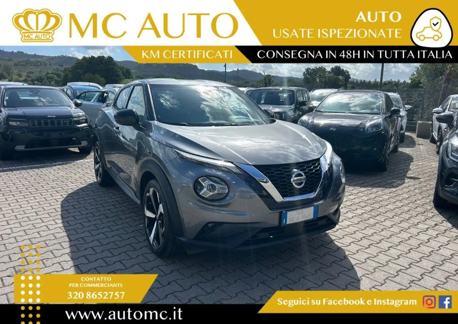Nissan Juke 1.0 DIG-T 114 CV DCT N-Connecta PROMO CON FINANZIA Grigio - 1