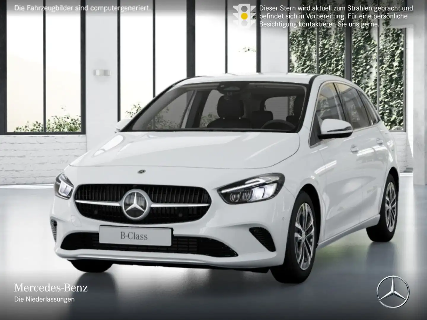 Mercedes-Benz B 200 PROGRESSIVE+AHK+LED+KAMERA+TOTW+7G Weiß - 2