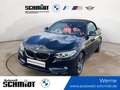 BMW 218 i Cabrio Sport Line + GARANTIE Noir - thumbnail 1
